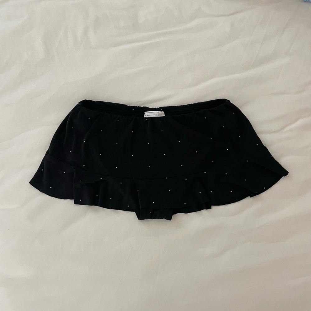 Vintage polka dot swim skirt
